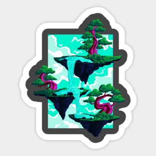 Floating Island Sticker